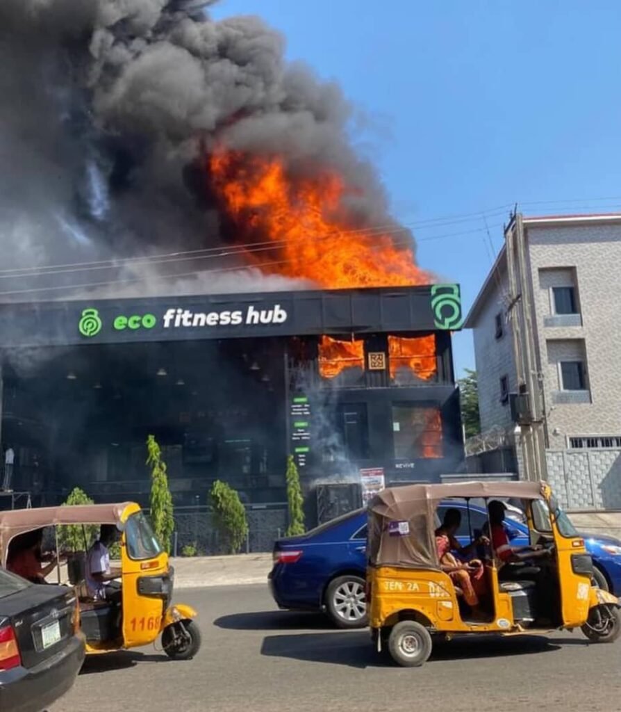 50 Escape Death as Fire Guts Eco-Fitness Hub, Abuja 50 Escape Death as Fire Guts Eco-Fitness Hub, Abuja