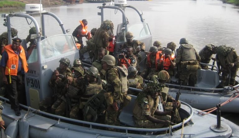 Nigerian Navy intercepts 103,500 litres of suspected illegal diesel in Rivers Nigerian Navy intercepts 103,500 litres of suspected illegal diesel in Rivers
