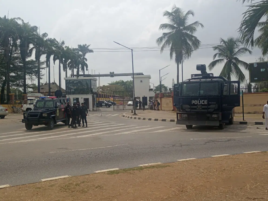 Tension in Lagos, as armed security seize assembly complex