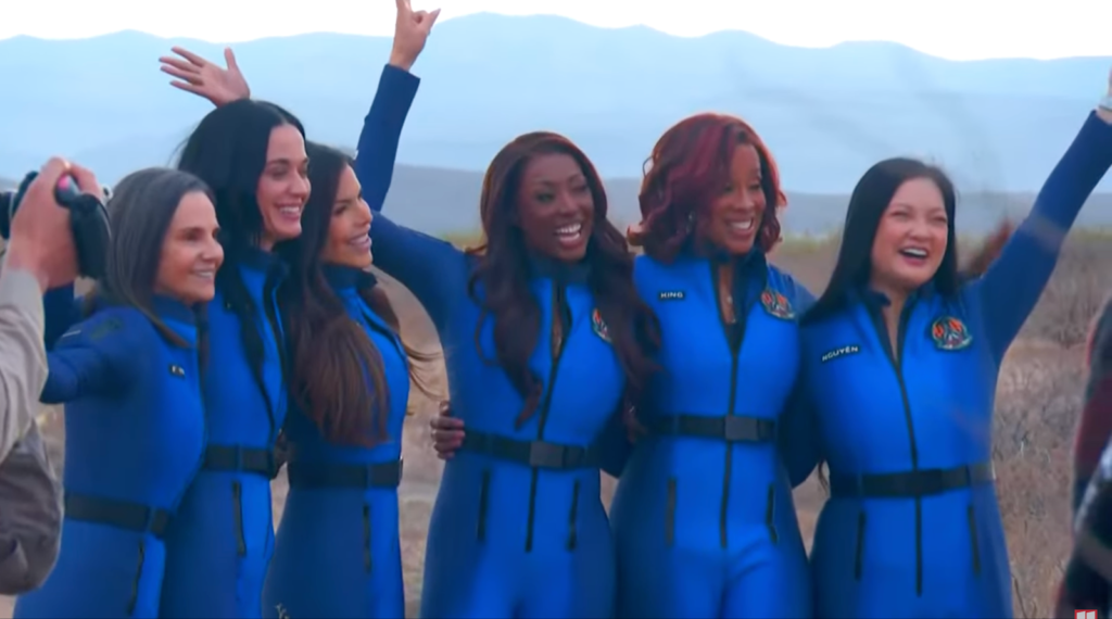 Bezos’ Blue Origin makes history with first all-female Spaceflight