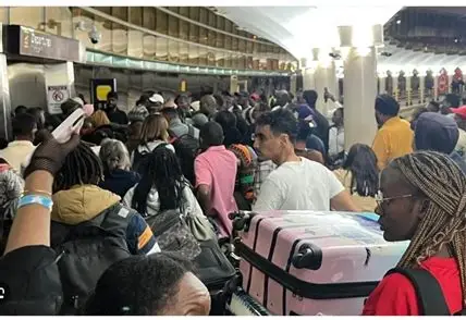 Day 2 of Kenya aviation strike grounds flights, strands passengers Day 2 of Kenya aviation strike grounds flights, strands passengers