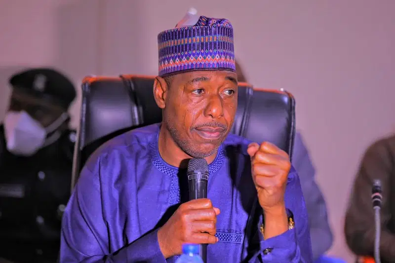 Zulum warns against aiding insurgents after airstrikes in Borno Zulum warns against aiding insurgents after airstrikes in Borno
