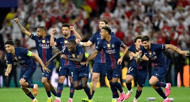 PSG edge Arsenal in penalty shootout to retain Champions League crown