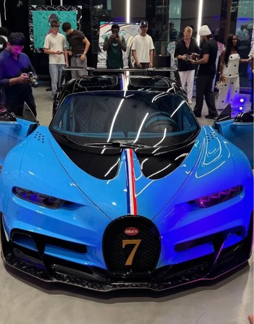 Burna Boy's new Bugatti Chiron